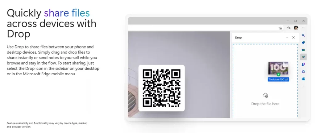 share files with drop